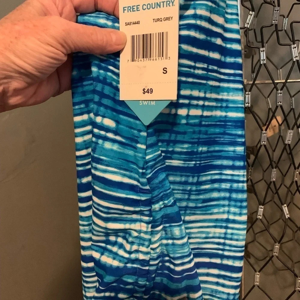 Free Country tankini swim top - colorful, NWT, size small - Picture 4 of 4